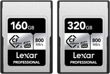 Load image into Gallery viewer, Lexar CF Professional CFexpress Type A Card SILVER Series 160GB 320GB