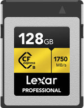 Load image into Gallery viewer, Lexar CF Professional CFexpress Type B Card Gold Series 128GB 256GB 512GB 1TB 2TB
