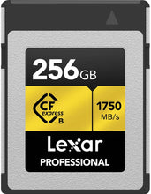 Load image into Gallery viewer, Lexar CF Professional CFexpress Type B Card Gold Series 128GB 256GB 512GB 1TB 2TB