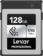 Load image into Gallery viewer, Lexar CF Professional CFexpress Type B Card SILVER Series 128GB 256GB 512GB