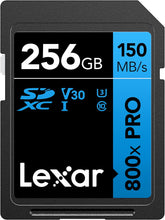 Load image into Gallery viewer, Lexar SD 800X UHS-I SD Memoery Card 32GB 64GB 128GB 256GB
