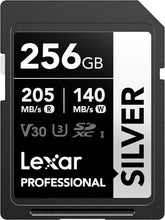 Load image into Gallery viewer, Lexar SD Professional SILVER UHS-I Memory Card 64GB 128GB 256GB