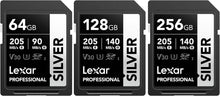 Load image into Gallery viewer, Lexar SD Professional SILVER UHS-I Memory Card 64GB 128GB 256GB