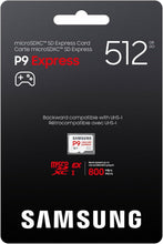 Load image into Gallery viewer, Samsung Micro SD P9 Express Flash Memory Card 256GB 512GB
