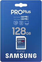 Load image into Gallery viewer, Samsung SDXC Pro Plus Flash Memory Card 128GB 256GB 512GB