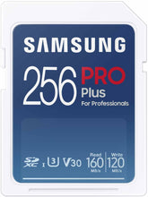 Load image into Gallery viewer, Samsung SDXC Pro Plus Flash Memory Card 128GB 256GB 512GB