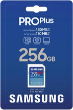 Load image into Gallery viewer, Samsung SDXC Pro Plus Flash Memory Card 128GB 256GB 512GB
