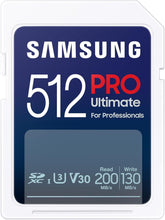 Load image into Gallery viewer, Samsung SDXC Pro Ultimate Flash Memory Card 64GB 128GB 256GB 512GB