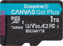 Load image into Gallery viewer, Kingston MicroSD Canvas Go Plus 200MB/s (SDCG4) Memory Card 64GB 128GB 256GB 512GB 1TB