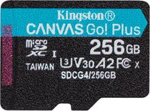 Load image into Gallery viewer, Kingston MicroSD Canvas Go Plus 200MB/s (SDCG4) Memory Card 64GB 128GB 256GB 512GB 1TB