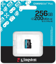 Load image into Gallery viewer, Kingston MicroSD Canvas Go Plus 200MB/s (SDCG4) Memory Card 64GB 128GB 256GB 512GB 1TB