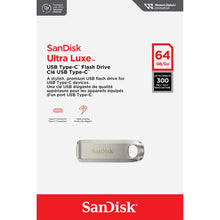Load image into Gallery viewer, SanDisk USB Ultra Luxe USB Type-C Flash Drive (SDCZ75) 64GB 128GB 256GB 512GB 1TB