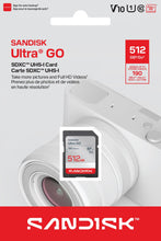 Load image into Gallery viewer, SanDisk SD Ultra GO UHS-I (SDSDUGN) Flash Memory Card 32GB 64GB 128GB 256GB 512GB