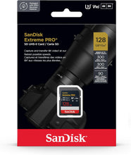 Load image into Gallery viewer, SanDisk SDXC Extreme PRO SD UHS-II V90 300MB/s Flash Memory Card 64GB 128GB 256GB 512GB