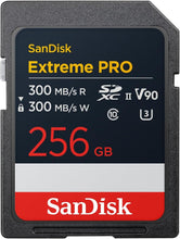 將圖片載入圖庫檢視器 SanDisk SDXC Extreme PRO SD UHS-II V90 300MB/s Flash Memory Card 64GB 128GB 256GB 512GB
