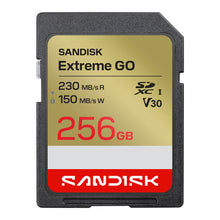 Load image into Gallery viewer, Sandisk SD Extreme GO UHS-I (SDSDXGN) Flash Memory Card 32GB 64GB 128GB 256GB 512GB
