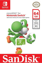 將圖片載入圖庫檢視器 SanDisk Micro SD Nintendo Switch Flash Memory Card 64GB 128GB 256GB 512GB 1TB