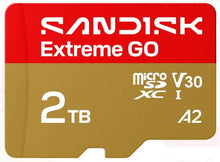 Load image into Gallery viewer, Sandisk Micro SD Extreme Go UHS-I (SDSQXGN) Flash Memory Card 64GB 128GB 256GB 512GB 1TB 2TB