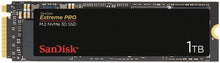 Load image into Gallery viewer, SanDisk SSD Extreme PRO M.2 NVMe 3D Solid State Drive 500GB 1TB 2TB