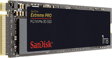 Load image into Gallery viewer, SanDisk SSD Extreme PRO M.2 NVMe 3D Solid State Drive 500GB 1TB 2TB