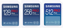 Load image into Gallery viewer, Samsung SDXC Pro Plus Flash Memory Card 128GB 256GB 512GB