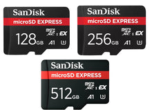 Load image into Gallery viewer, SanDisk MicroSD Express 880MB/s Flash Memory Card 128GB 256GB 512GB