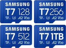 Load image into Gallery viewer, Samsung Micro SD T7 Flash Memory Card 128GB 256GB 512GB 1TB