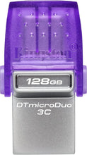 Load image into Gallery viewer, Kingston DataTraveler microDuo OTG 3C (DTDUO3CG3) USB3.2 USB Flash Drive 64GB 128GB 256GB