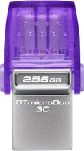 Load image into Gallery viewer, Kingston DataTraveler microDuo OTG 3C (DTDUO3CG3) USB3.2 USB Flash Drive 64GB 128GB 256GB
