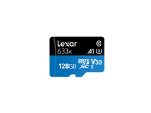 將圖片載入圖庫檢視器 Lexar Micro SD 633X 100MB/s Flash Memory Card 128GB 256GB 512GB