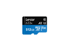 將圖片載入圖庫檢視器 Lexar Micro SD 633X 100MB/s Flash Memory Card 128GB 256GB 512GB