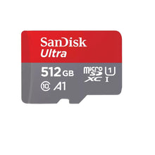 將圖片載入圖庫檢視器 SanDisk MicroSD Ultra UHS-I 140MB/s (SDSQUAC) Flash Memory Card 64GB 128GB 256GB 512GB 1TB
