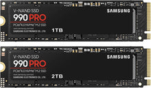 Load image into Gallery viewer, Samsung SSD 990 Pro PCle 4.0 NVMe M.2 Solid State Drive 1TB 2TB 4TB