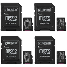 Load image into Gallery viewer, Kingston MicroSD Canvas Select Plus 150MB/s Memory Card 64GB 128GB 256GB 512GB
