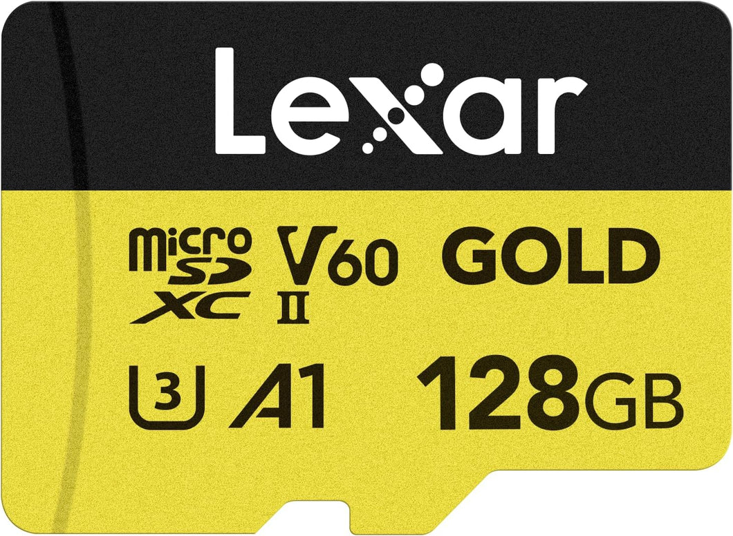 Lexar Micro SD Professional GOLD UHS-II Flash Memory Card 128GB 256GB