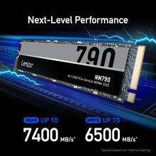 將圖片載入圖庫檢視器 Lexar SSD NM790 M.2 2280 PCIe Gen 4x4 NVMe Solid State Drive 1TB 2TB 4TB
