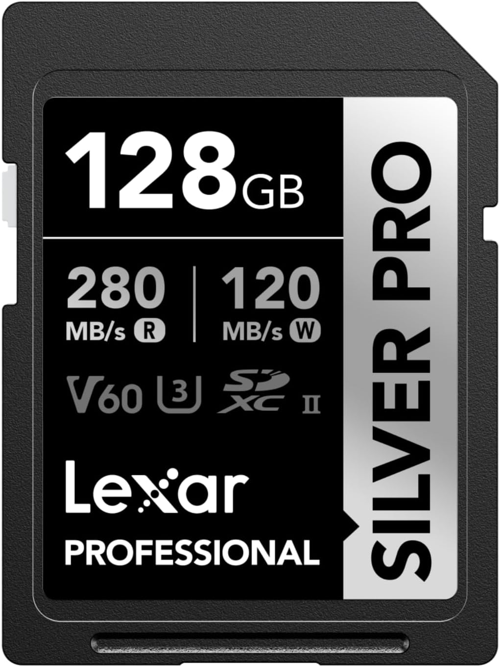 Lexar SD Professional SILVER PRO UHS-II Memory Card 128GB 256GB 512GB