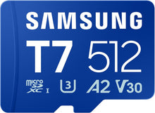Load image into Gallery viewer, Samsung Micro SD T7 Flash Memory Card 128GB 256GB 512GB 1TB

