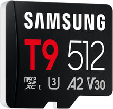 Load image into Gallery viewer, Samsung Micro SD T9 Flash Memory Card 128GB 256GB 512GB
