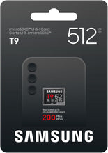 Load image into Gallery viewer, Samsung Micro SD T9 Flash Memory Card 128GB 256GB 512GB
