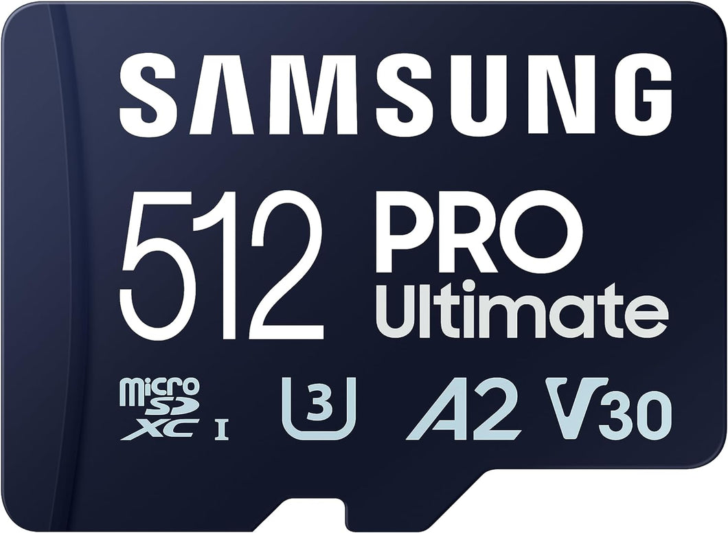 Samsung Micro SD PRO Ultimate 200MB/s + Adapter Flash Memory Card 128GB 256GB 512GB