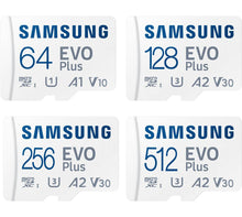 Load image into Gallery viewer, Samsung Micro SDXC EVO Plus 160MB/s Flash Memory Card 64GB 128GB 256GB 512GB
