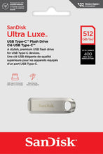 Load image into Gallery viewer, SanDisk USB Ultra Luxe USB Type-C Flash Drive (SDCZ75) 64GB 128GB 256GB 512GB 1TB
