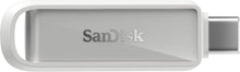 Load image into Gallery viewer, SanDisk USB Phone Drive with USB-C (Arctic White) Flash Drive 64GB 128GB 256GB
