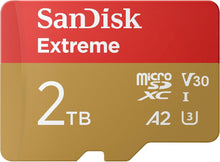 將圖片載入圖庫檢視器 Sandisk Micro SD Extreme 190MB/s Flash Memory Card 64GB 128GB 256GB 512GB 1TB 2TB
