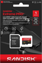 Load image into Gallery viewer, Sandisk Micro SD Extreme Pro UHS-I (SDSQXCJ) Flash Memory Card 128GB 256GB 512GB 1TB
