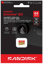 Load image into Gallery viewer, Sandisk Micro SD Extreme Go UHS-I (SDSQXGN) Flash Memory Card 64GB 128GB 256GB 512GB 1TB 2TB
