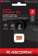 Load image into Gallery viewer, Sandisk Micro SD Extreme Go UHS-I (SDSQXGN) Flash Memory Card 64GB 128GB 256GB 512GB 1TB 2TB
