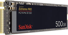 Load image into Gallery viewer, SanDisk SSD Extreme PRO M.2 NVMe 3D Solid State Drive 500GB 1TB 2TB
