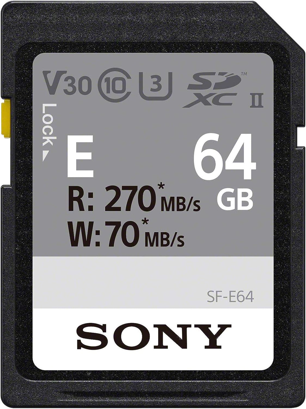 Sony SD SF-E Series UHS-II SD Flash Memory Card 64GB 128GB 256GB